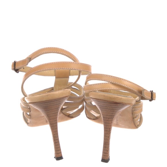 🥳Manolo Blahnik Leather Gladiator Heals Size 11. - Picture 4 of 6